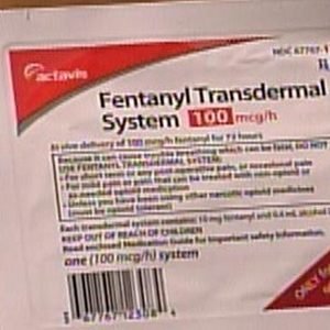 Buy Fentanyl patch transdermal system 100mcg/h Online